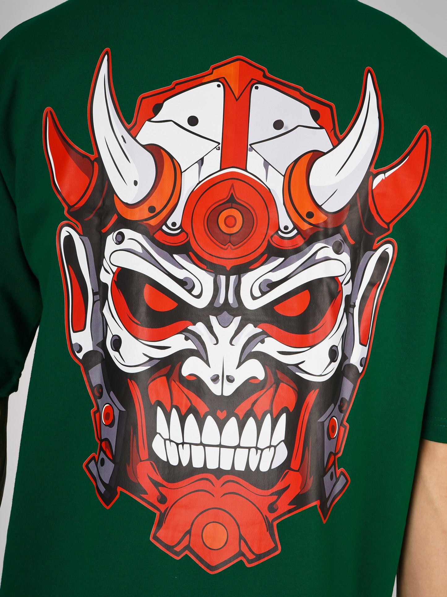 Green Oversized Tee For Men