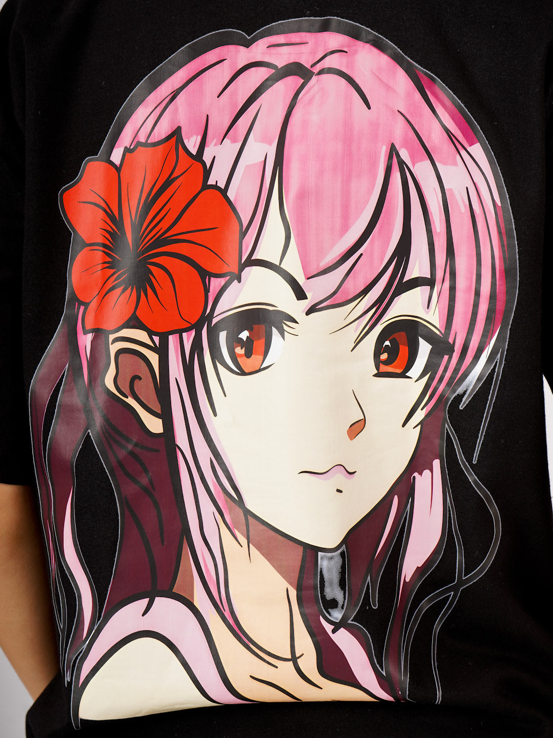 Black Oversized Tee For Women